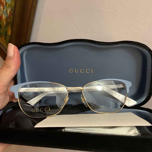 Authentic GUCCI 53 acetate/Metal optical glasses - Picture 13 of 13